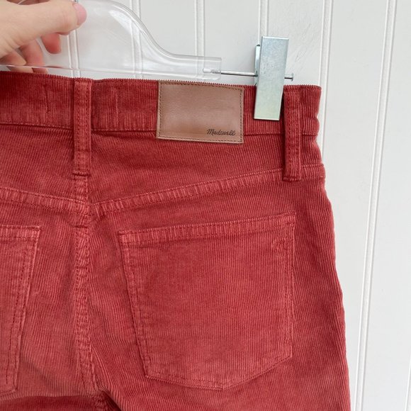 Madewell Corduroy Pants Cali Demi-Boot Jeans Rust - Picture 9 of 11